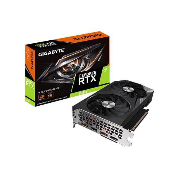 Buy Gigabyte Geforce RTX 3060 WF OC 12GB | Mdcomputers.in